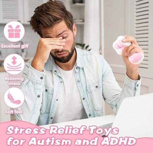 Gytera Cat Paw Squishies Fidget Toys, Ultra Soft Hand Made Squeeze Sensory Toys for Kids with Autism, Goodie Bags Stuffers Birthday for Kids thumbnail 5