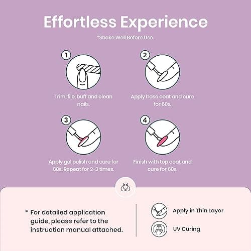 beetles Gel Polish Set Fall Gel Nail Polish Kit 36 Pcs 32 Colors with Base Top Coat Burgundy Red Blue Purple Hot Pink Green Black White Uv LED Lamp Nails Gifts for Women Fingertip Palette thumbnail 9