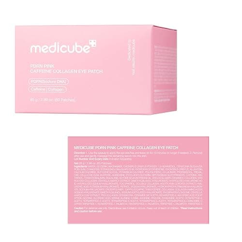 medicube Eye Patch PDRN Caffeine Collagen - Firming Gel Patches, 30 Pairs | Age-Defying Care with Retinol & Collagen - Gel Patches for the appearance of Dark Circles, Undereye Bags, Korean Skincare thumbnail 9