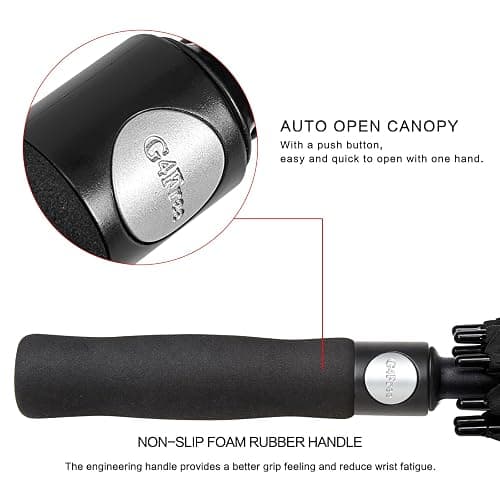 G4Free 47/54/62/68 Inch Automatic Open Golf Umbrella Oversize Extra Large Double Canopy Vented Windproof Waterproof Stick Umbrellas thumbnail 9