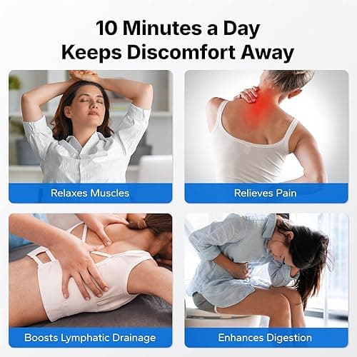 MERACH Vibration Plate Exercise Machine, Curved Vibration Plate for Lymphatic Drainage Weight Loss, Vibrating Plate with Real-Time Calorie Tracking on LED Display, Workout Equipment for Home Women Men thumbnail 4