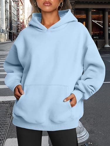 Trendy Queen Womens Oversized Hoodies Pullover Sweatshirts Casual Fall Clothes thumbnail 6