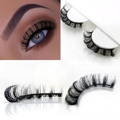 10Pairs 3D Russian Strip Lashes - DD Curl Lash Strips, Mink Eyelashes - Fluffy, Wispy & Natural Look thumbnail 7
