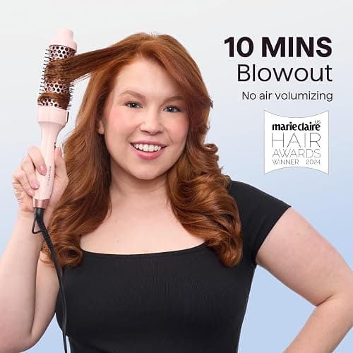 Wavytalk Thermobürste, Thermal Brush 38mm Ionische Lockenbürste erhitzt zur Erzeugung natürlicher Locken, Heiße Rundbürste für glatteres Aussehen, EU-Plug Dual-Spannung. thumbnail 7
