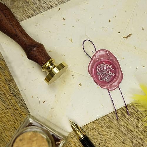 YIPLED 728PCS Wax Seal Stamp Kit with 24 Color(30 Pieces per Color) for Beginners, Ideal for Wedding Invitations, Christmas Letters, Craft Projects, Gift & Wine Sealing thumbnail 6