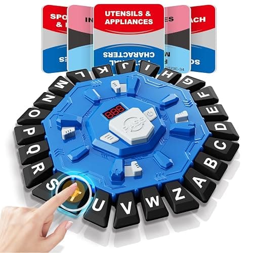 Humzo Word Game Family Board Games with Display Timer and 2 Modes, The Fast-Paced 24 Letters Pressing Games, Learning Word Game for Kids & Adults, 2-8 Players, 15-20 Minute Play Time thumbnail 8