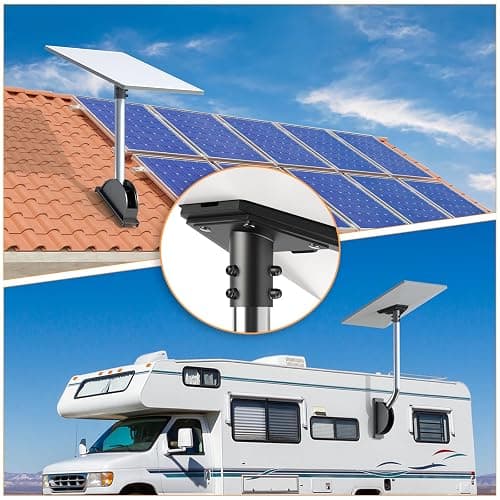 UBeesize Starlink Gen 3 Pipe Adapter, Starlink Pole Mount Accessories, Wall Roof Pole Mounting Adapter for Gen 3 Standard Dish thumbnail 6