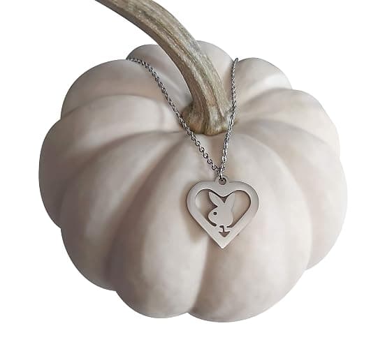 HOPE INSPIRED Playboy Necklace with Bunny Heart Pendant thumbnail 3