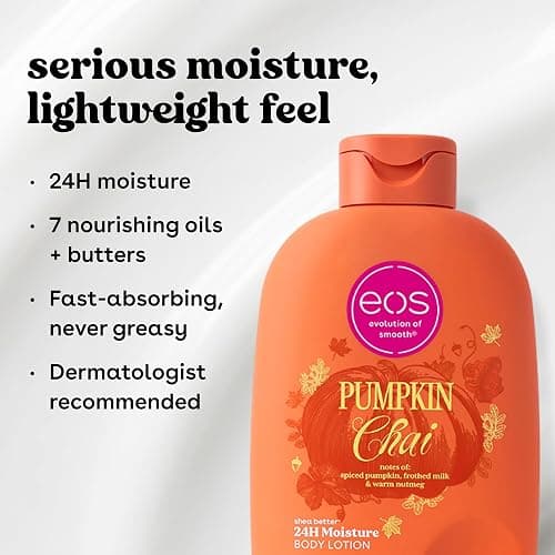 eos Pumpkin Chai Shea Better Body Lotion - 24H Moisture, 16 fl oz thumbnail 4