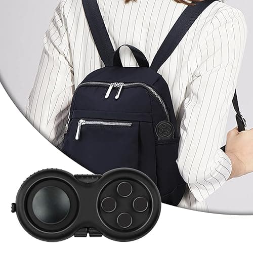 WTYCD Original Fidget Toy Game, Rubberized Classical Controller Fidget Concentration Toy with 8-Fidget Functions and Lanyard - Excellent for Relieving Stress and Anxiety thumbnail 8