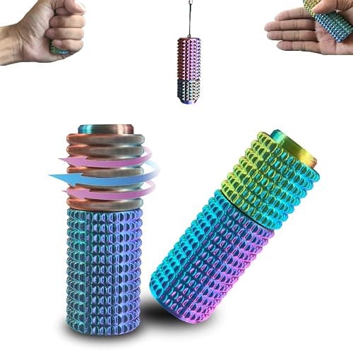 Pain Stim Fidget, 3-in-1 Massage - Click - Rotate, 3D Printed Fidget Toys, Suitable for Hand Stimulation、Autism、ADHD、Irritability、Adult Fidgets for Anxiety and Stress (Regular - A/2 pcs) - Image 1
