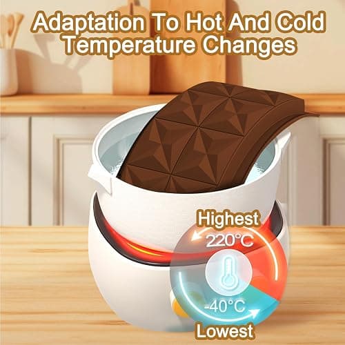 YONEEKSS 2PCS Chocolate Moulds, Silicone Deep Dubai Viral Chocolate Moulds with Spatula for Filling Pistachio Cream Butter, Candy Thick Moulds Reusable DIY Baking Molds thumbnail 7