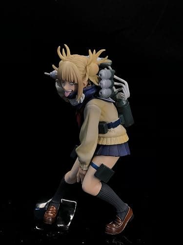 Noowye MHA Toga Himiko Figurine Statue Anime Toga Himiko Action Figurines 15 cm Statue de dessin animé Personnage Modèle PVC Décoration de bureau Ornements thumbnail 4