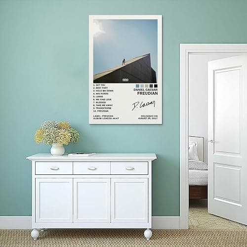 KUCOON Daniel Caesar Freudian Poster Canvas Wall Art Living Room Posters Bedroom Painting 12x18inch(30x45cm) thumbnail 4