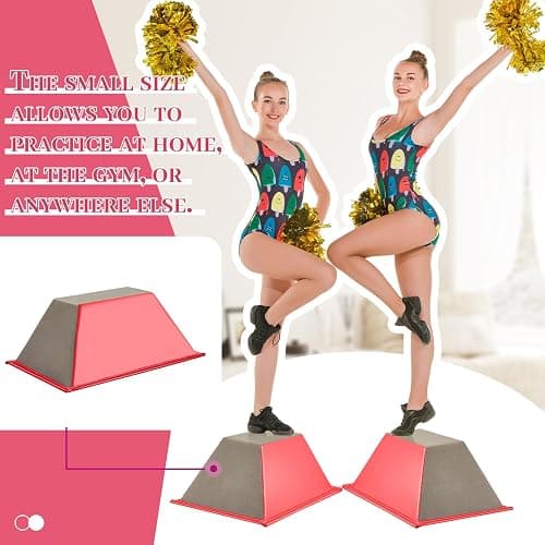 Poen Stunt Training Stand Cheerleading Balance Trainer Cheer Flyer Stand Balance and Flexibility Trainer for Flexibility Core Strength and Conditioning Promotes Kids Adults thumbnail 3