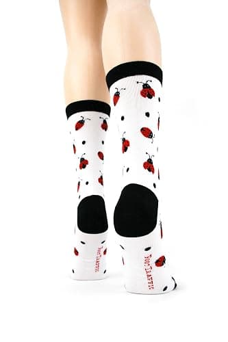 Foot Traffic Women's Funny Novelty Bug Socks, Cute Socks for Bug Lovers, Sizes 4–10 thumbnail 5