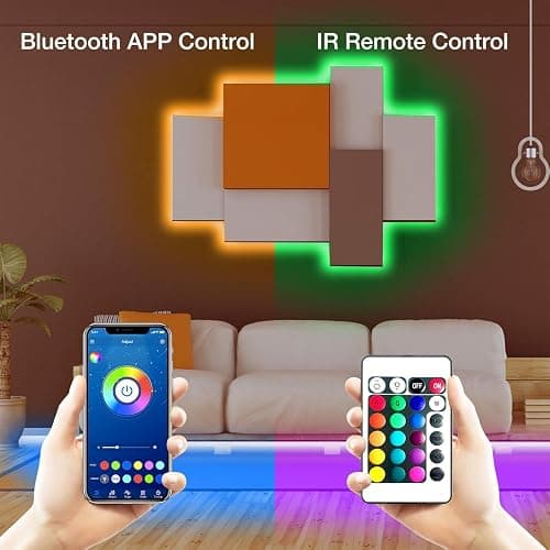 PHOPOLLO Bluetooth Led Strip Lights 100ft (2 Rolls of 50ft), RGB Color Changing LED Lights for Bedroom, Kitchen Decoration, App Control and Music Sync. thumbnail 3