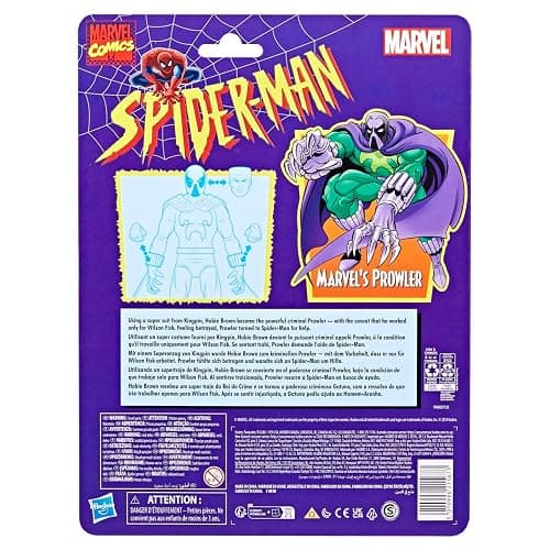 Marvel Legends Series Marvel’s Prowler, Spider-Man: The Animated Series 15-cm Action Figure thumbnail 7