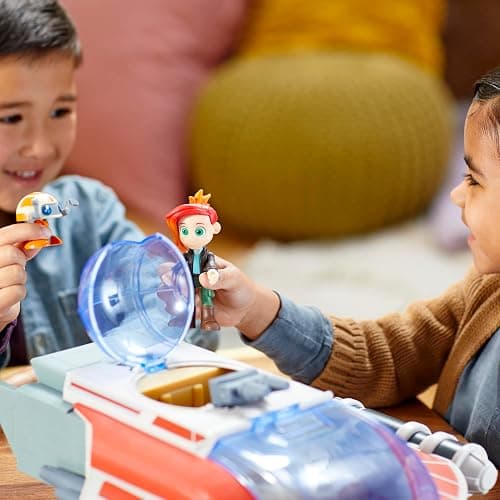 Star Wars: Young Jedi Adventures The Crimson Firehawk, 17-Inch Ship with 2 Action Figures, Toys, Preschool Toys for 3 Year Old Boys & Girls thumbnail 11