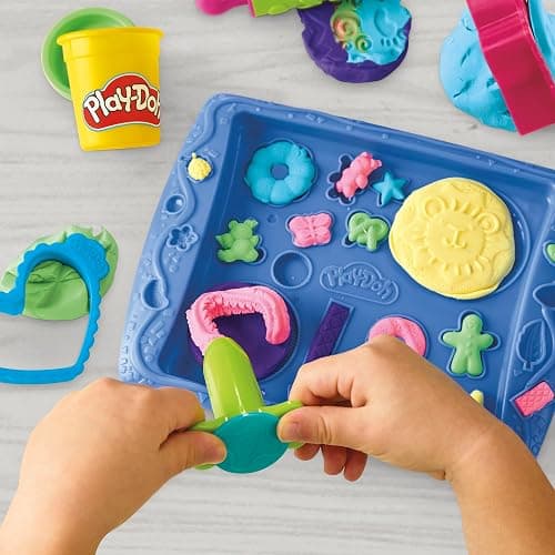 Play-Doh Kitchen Creations Cookie Creations Playset, Kids Arts & Crafts Set, Preschool Play Food Toys, Easter Gifts for Girls & Boys, Ages 3+ (Amazon Exclusive) thumbnail 2