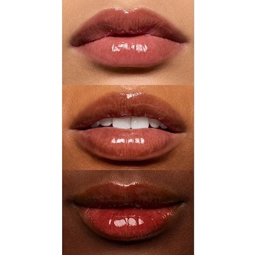 e.l.f. Glow Reviver Lip Oil, Nourishing Tinted Lip Oil For A High-shine Finish, Infused With Jojoba Oil, Vegan & Cruelty-free, Hot As Fudge - Hot as Fudge - 1 count (Pack of 1) thumbnail 3