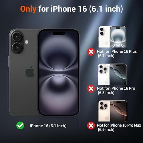 SUPFINE Magnetic for iPhone 16 Case (Compatible with MagSafe) (Military Grade Drop Protection) Slim Translucent Matte Shockproof Phone Cover,Blue Purple thumbnail 2