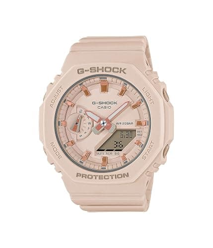 G-Shock Ladies' Casio S Series Light Pink Resin Strap Watch GMAS2100-4A - Image 1