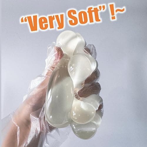 Handmade Large Cat Paw Squishies for Relaxation, 5-inch Transparent Squishies Paw for Adults - 2025 New thumbnail 4