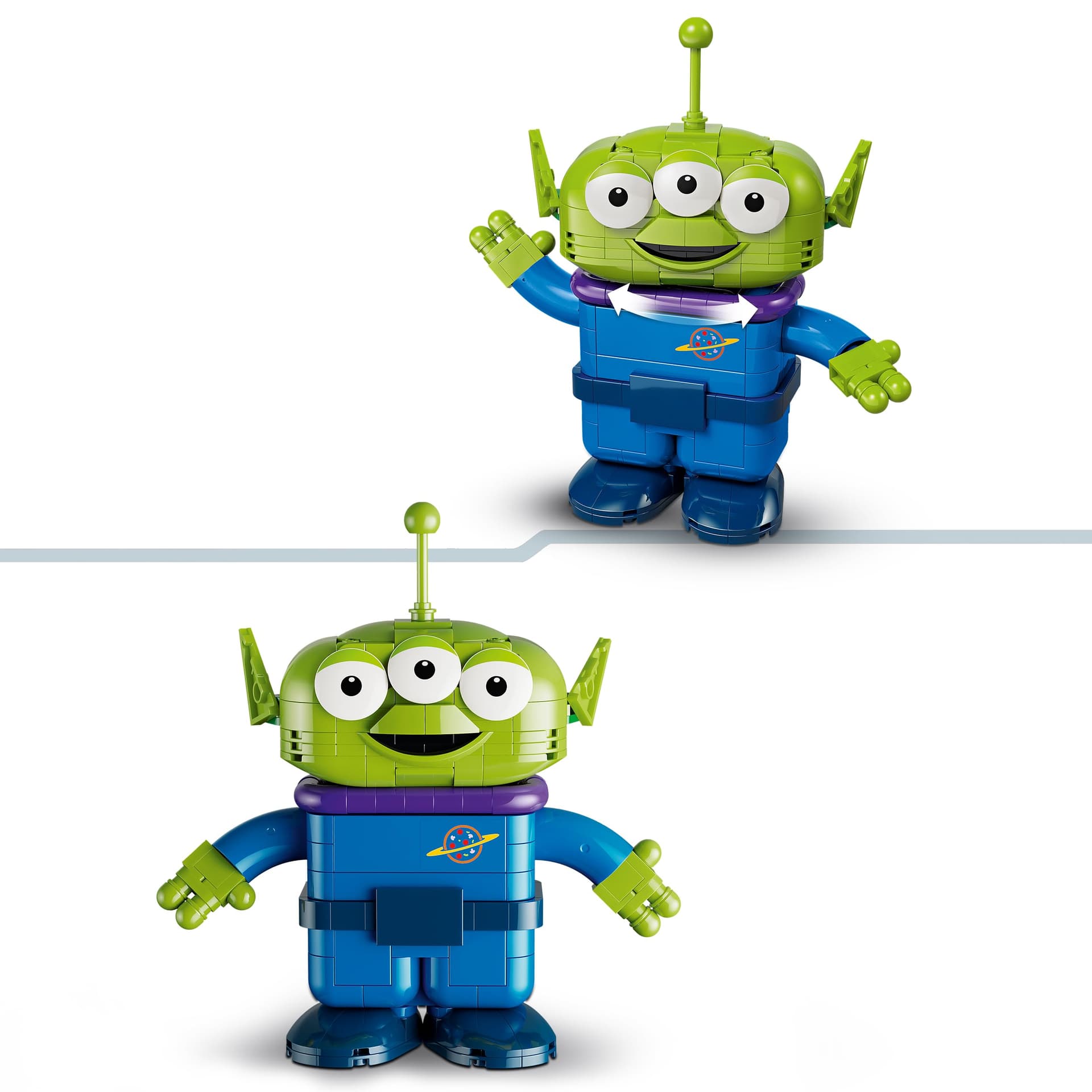 LEGO | Disney Pixar Alien met Pizza Planet Rocket Rit - Ruimteschip Speelgoed met Alien Figuur - Kinderkamerdecoratie - Cadeau voor Jongens, Meisjes en Toy Story Fans vanaf 9 Jaar - 43307 thumbnail 4