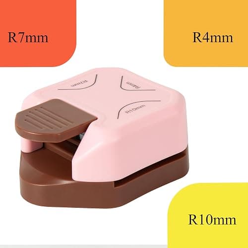 QIQQIKIN Corner Rounder Punch Pink,Paper Punches for Crafting,Cardstock,Edge Cutter,Scrapbook,Card Making Supplies,Journaling Accessories, Photos Cards Scrapbooking thumbnail 3
