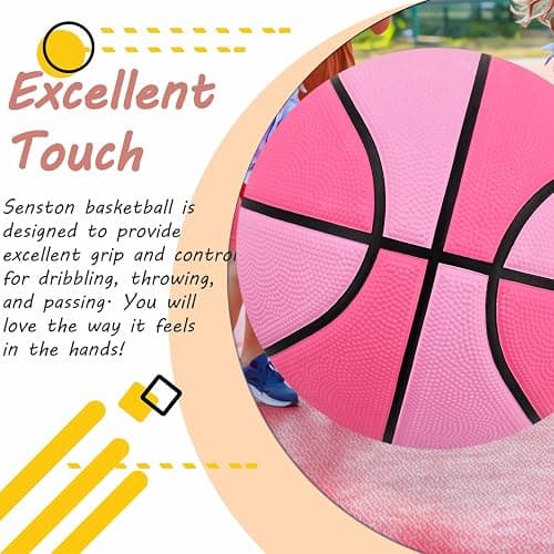 Senston Basketball Balls Size 3/5/6/7 Basketballs Indoor Outdoor 27.5/29.5 inch Basketball thumbnail 6