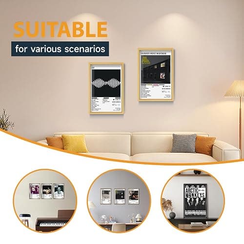 DEJIN 9 PCS Arctic Monkeys Band Poster, Music Album Cover Posters, Unframed Canvas Picture Print, Wall Art Decor for Home Bedroom, Living Room, Teen and Girls Dorm 8 * 12 inches thumbnail 5