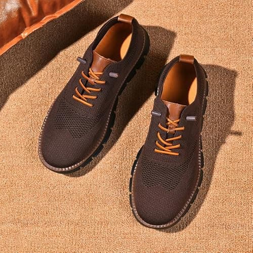 Wearbreeze Men’s Business Casual Oxford Sneakers – Lightweight Lace-Up Dress Shoes for Work, Travel & Daily Commute thumbnail 9