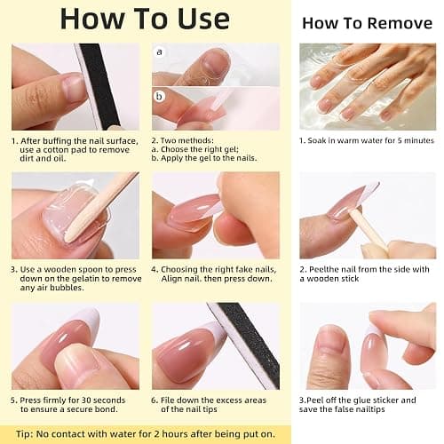 Slayoung Polka Dot Press on Nails Summer Fake Nails Medium Almond Nails Press ons with 3D Blueberry Designs Acrylic Reusable Yellow French Tips False Nails Full Cover Stick on Nails for Women 24 Pcs thumbnail 7