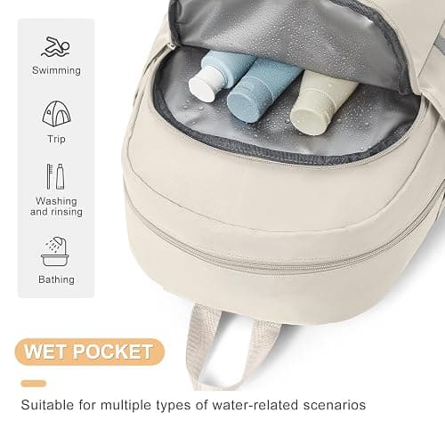coofay Gym Backpack For Women Waterproof Sports Backpack With Shoe Compartment Lightweight Travel Backpacks Small Gym Bag Dance Volleyball Backpacks thumbnail 4