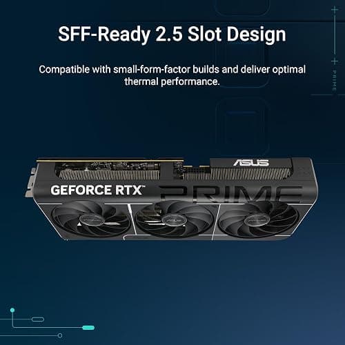 ASUS SFF-Ready Prime NVIDIA GeForce RTX™ 5070 OC Edition Graphics Card (PCIe® 5.0, 12GB GDDR7, HDMI®/DP 2.1, 2.5-Slot, Axial-tech Fans, Dual BIOS), 3 Year Warranty thumbnail 2