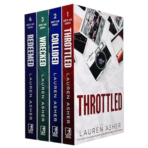The Dirty Air Series 1-4 Books Collection Set By Lauren Asher (Throttled, Collided, Wrecked & Redeemed) - Image 1