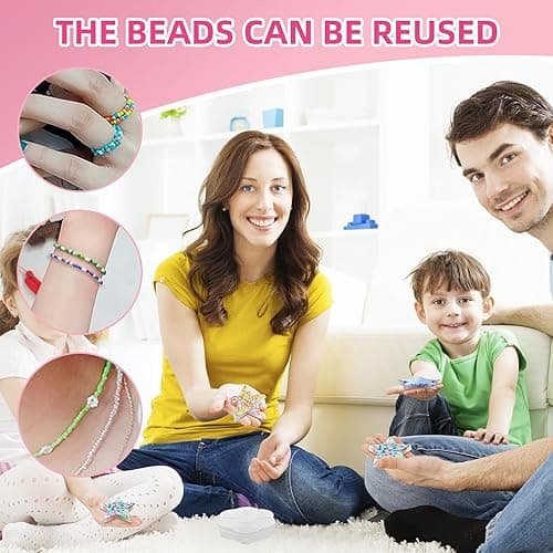 10-Piece Picky Pad, Skin Picking Fidget Toys with DIY Bracelet Picking Pad (Includes Divided Container) – Sensory Fidget Pads for Relieving Anxiety & Dermatillomania, Suitable for Kids & Adults thumbnail 7