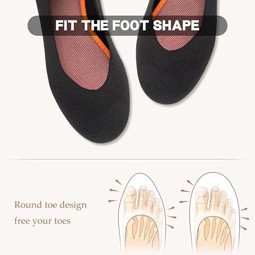 ATHMILE Women's Flat Ballet Shoes Knit Flat Shoes for Women Round Toe Slip on Women Flats for Dressy Casual Office Work Wedding Comfort Soft thumbnail 5
