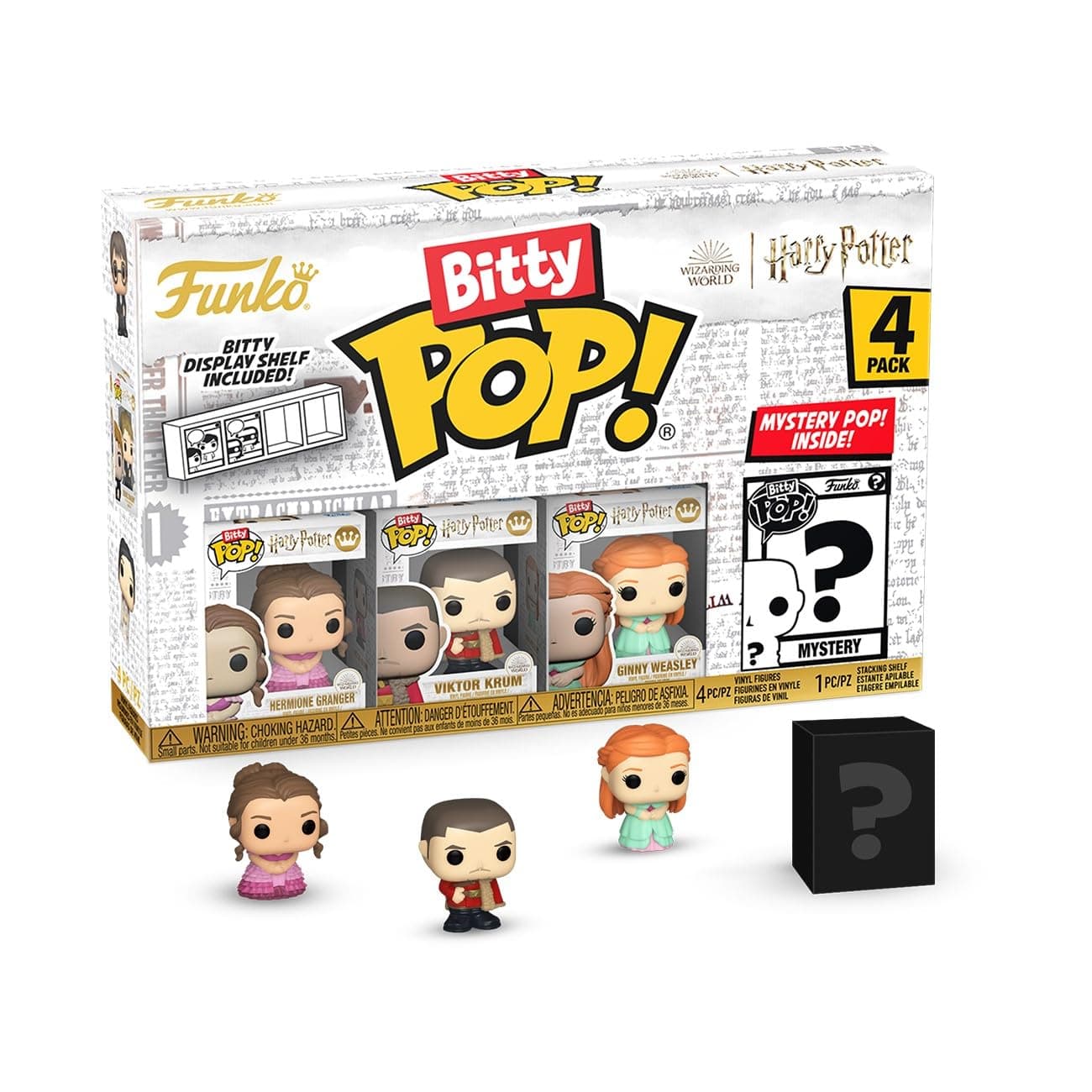 FUNKO Bitty POP!: Harry Potter and the Goblet of Fire - Hermione 4-Pack - Image 1