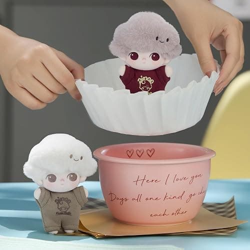 POP MART DIMOO Crush on Coffee Series-Soft-faced Plush Keychain Blind Box, Random Design Action Figures Collectible Toys Home Decorations, Single Box thumbnail 3