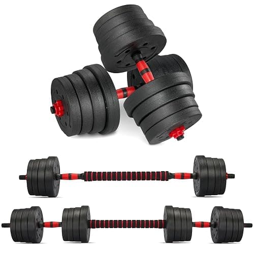 TEENO Dumbbells Barbell Set 30KG/20KG/15KG, Adjustable Dumbbells Weight Lifting Training For Man/Woman,effective for Bodybuilding Fitness Home Training - Image 1