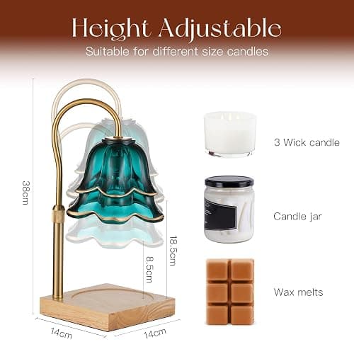 Staymoment Lampada scalda candela, candle warmer lamp, calda lampada profumata per candele, regalo per donne, migliore amica, mamma, lampada riscaldante per candela thumbnail 3