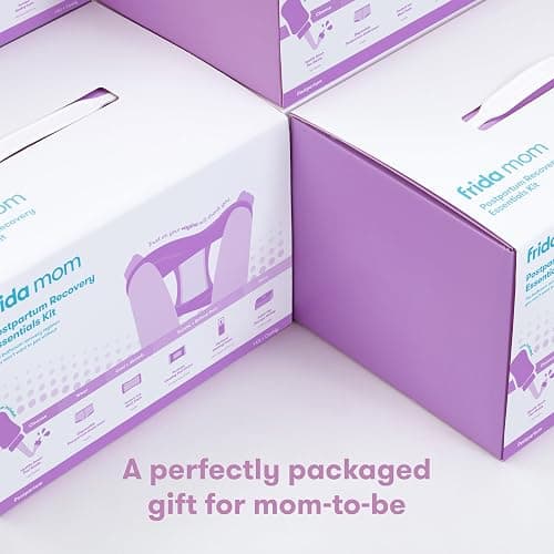 Frida Mom 11pc Postpartum Essentials Kit Gift Set, Hospital Bag Must Haves for New Mom, Includes 4 Disposable Postpartum Underwear, 4 Ice Maxi Pads, Perineal Healing Foam & 24 Pad Liners & Peri Bottle thumbnail 6