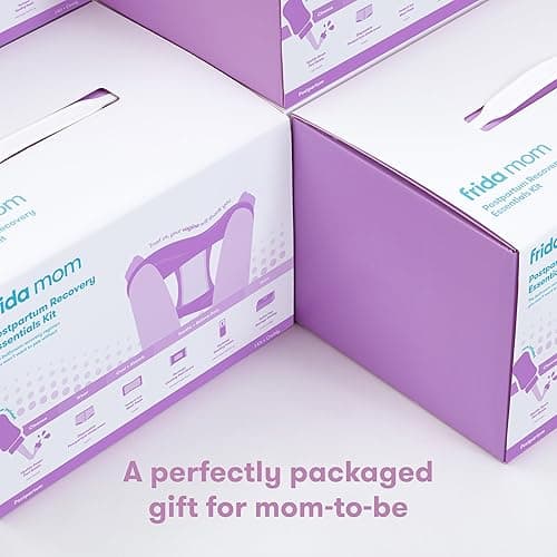 Frida Mom Postpartum Recovery Essentials Kit, Includes Disposable Underwear, Instant Ice Maxi Pads, Perineal Healing Foam, Perineal Healing Pad Liners and Upside Down Peri Bottle (11pc Gift Set) - with Peri Bottle thumbnail 6