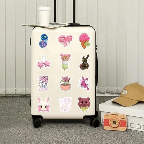 62pcs Cutecore Stickers Pink Y2K Millennium Macaron Colored Graffiti Sticker for Musical Instrument Decorations Water Bottles, Laptops, Suitcases, Birthday Party Supplies, Scrapbook Stickers thumbnail 2