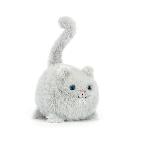 Jellycat Kitten Caboodle, Grey Stuffed Animal, 4 inches - Cats and Kittens Plush Toy - Classic Children's Gift - Grey - Image 1