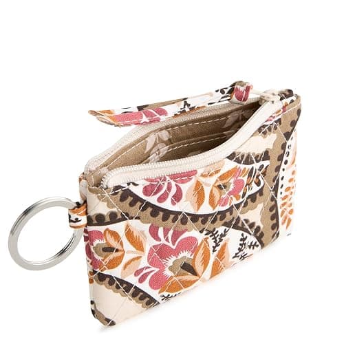 Vera Bradley womens Premium Cotton Zip Id Pouch W/Breakaway Lanyard thumbnail 2