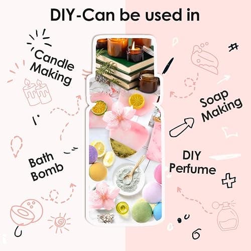 Floral Essential Oils, INWICOPH Flower Fragrance Oil for Candle Making - Rose, Jasmine, Gardenia, Lilac, Plumeria, Peony and More, Aromatherapy Oils for Diffusers for Home thumbnail 7
