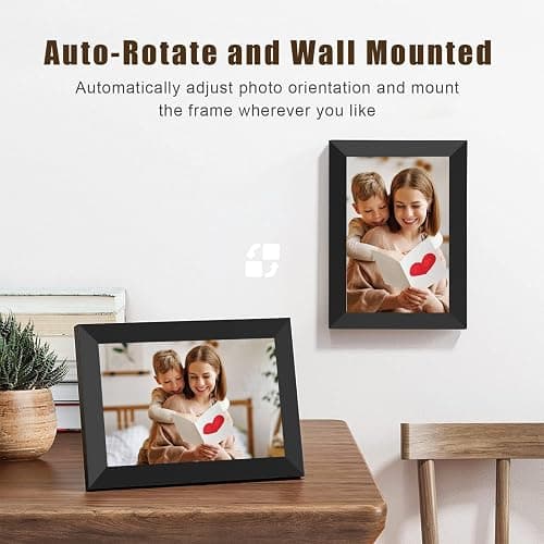 MEZED 10.1'' Digital Picture Frame，Smart Digital Photo Frame with 1280x800 IPS Touch Screen, Auto-Rotate and Slideshow, Easy Setup to Share Moments Via APP from Anywhere Anytime thumbnail 5